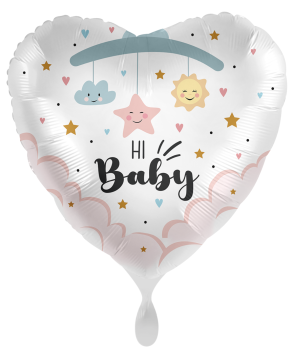 Folienballon - Hi Baby - ø 43cm
